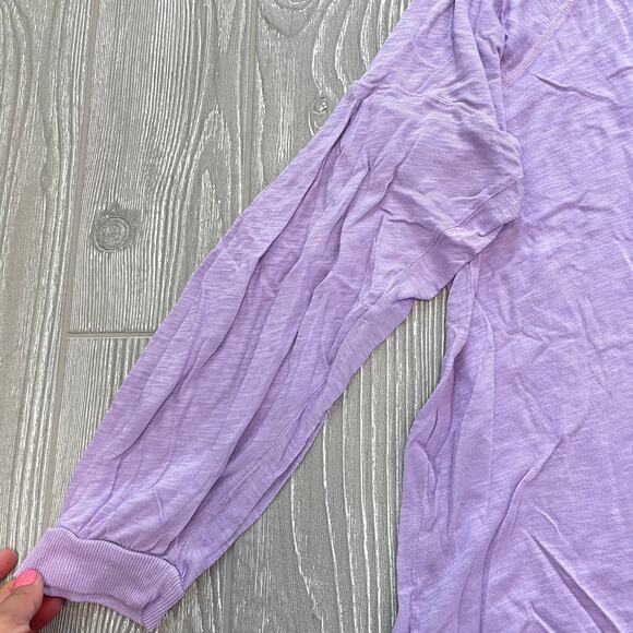 Splendid Women's Long Sleeve Winter Knit Tops Scoop Neck Purple Size Large - Picture 3 of 8